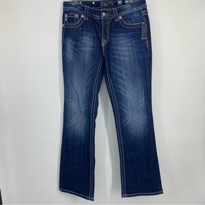 Miss Me Dark Blue Bootcut Jeans Size 29